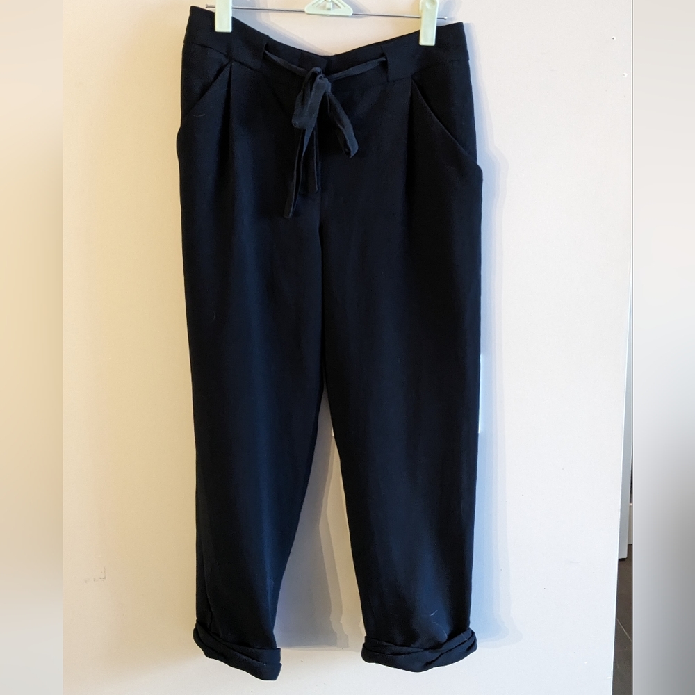 Wilfred tie front allant black trouser pants